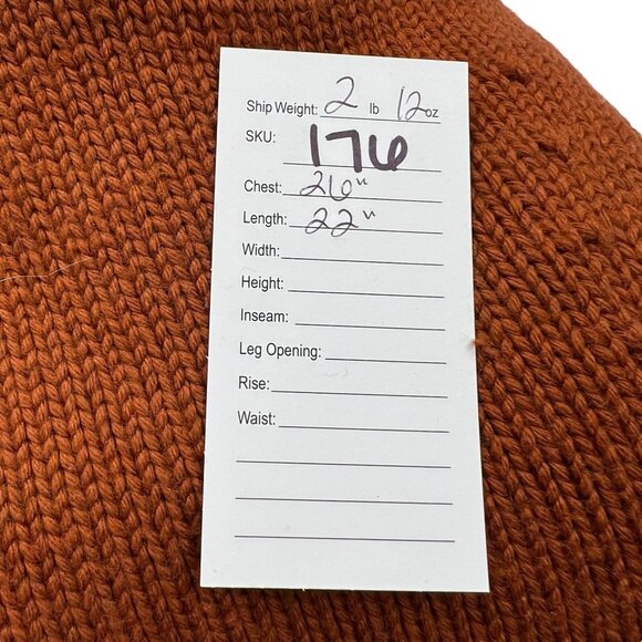 Mansur Gavriel Heavy Knit Women's Merino Wool Turtleneck Sweater Size M - Picture 6 of 6